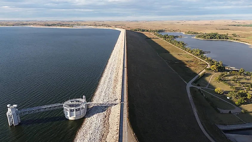 Lake McConaughy near Ogallala Nebraska.