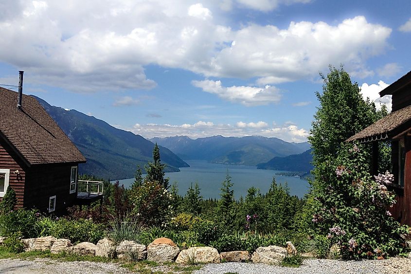 Slocan Lake in Silverton, British Columbia