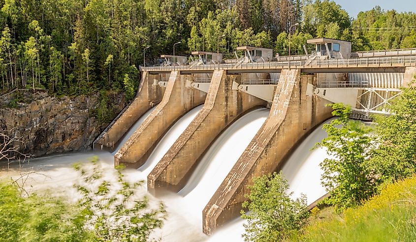 Hydropower plant in Norway. 