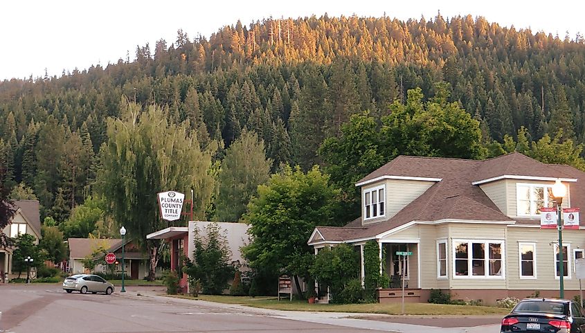 The scenic town of Quincy, California