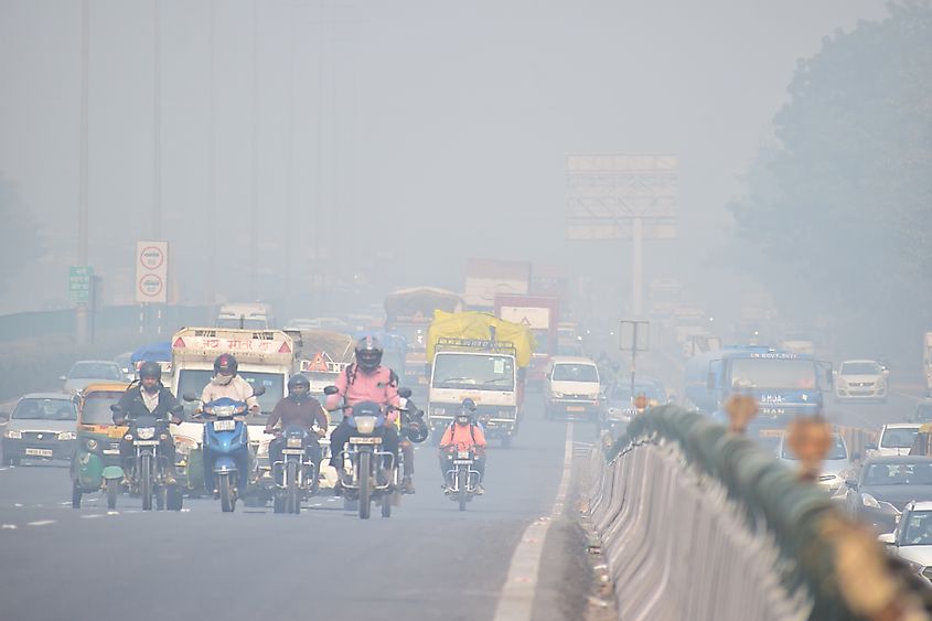 Delhi, India pollution