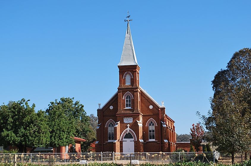 Holy Cross Lutheran Church at Burrumbuttock, New South Wales.