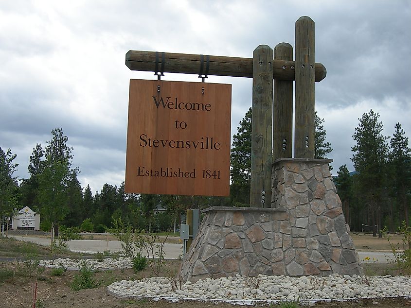 Welcome to Stevensville, Montana.