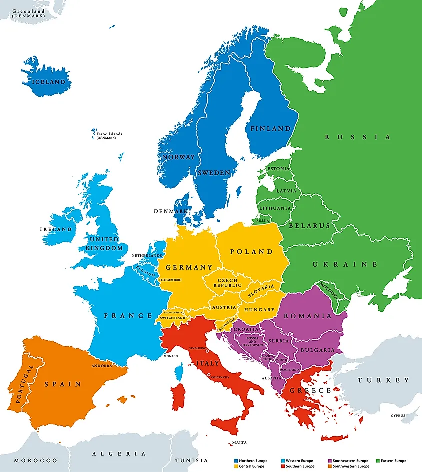 Is Russia In Europe Or Asia? WorldAtlas