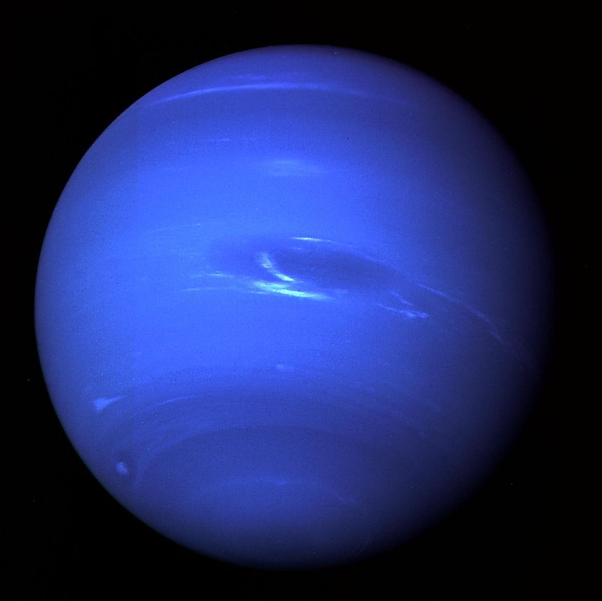 Составное изображение Нептуна НАСА из снимков 