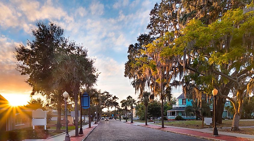 Downtown Tarpon Springs Sunset, Florida