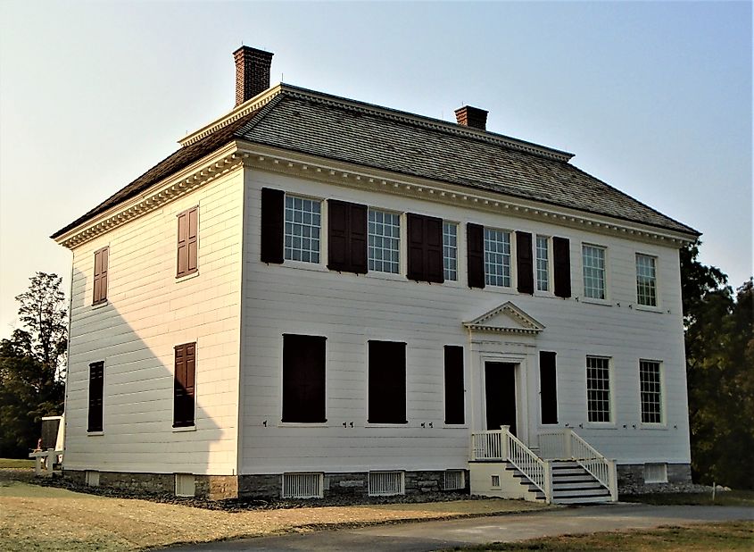 Johnson Hall in Johnstown, New York.