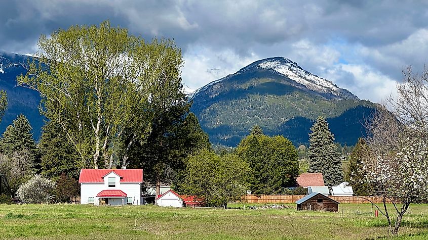 Beautiful scenery in Hamilton, Montana