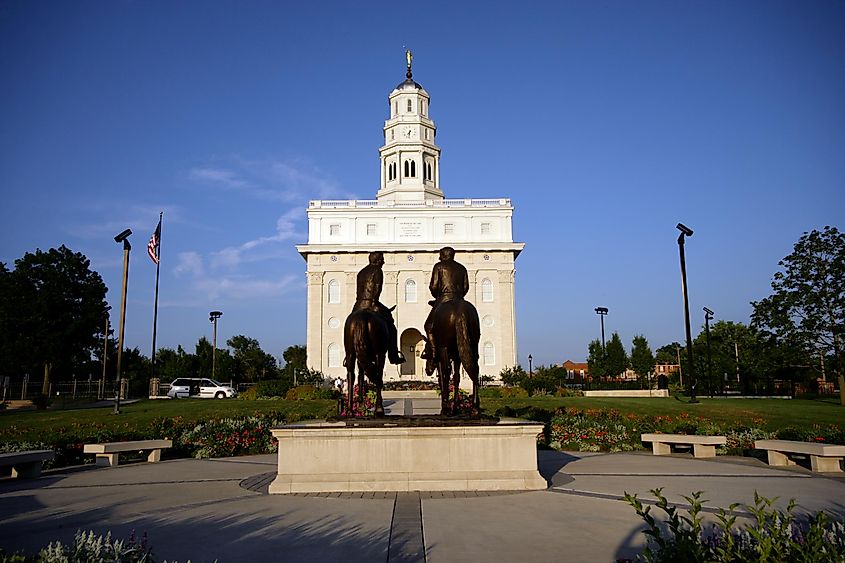 Nauvoo Temple in Nauvoo, Illinois.