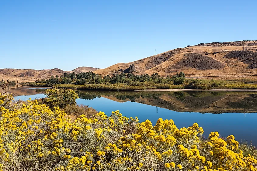 The beautiful Payette River in Idaho.