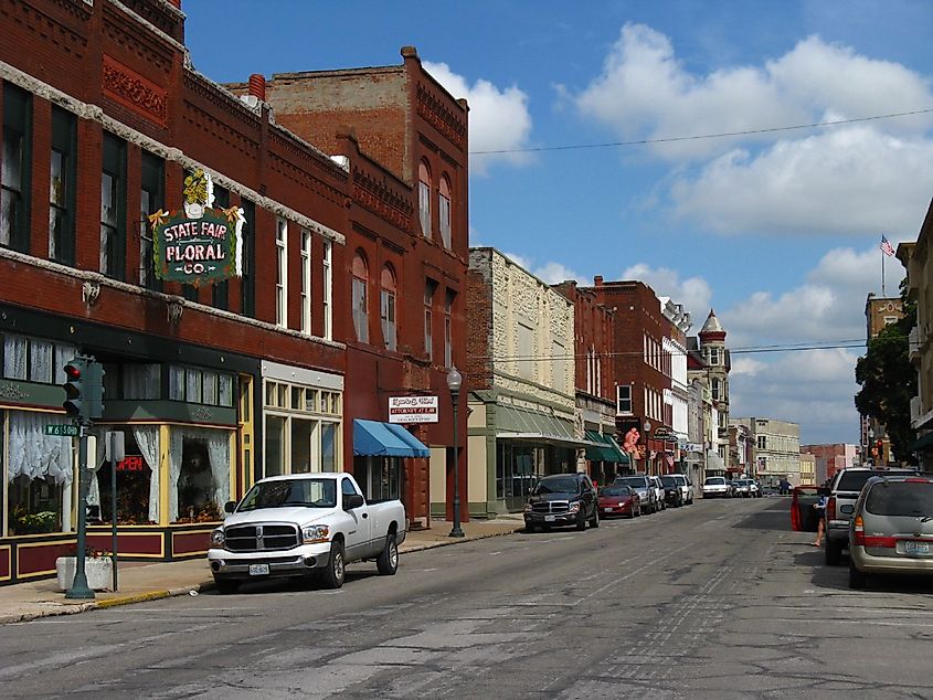 Downtown Sedalia, Missouri. 