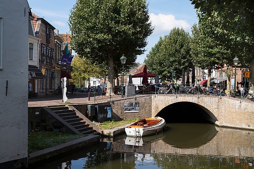 Historic town center, Oudewater, Netherlands