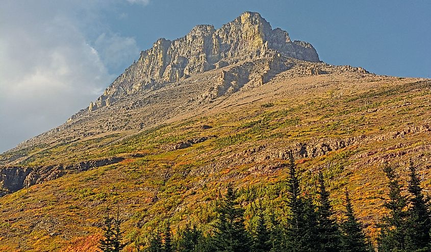 Lone Mountain Peak in the Fall