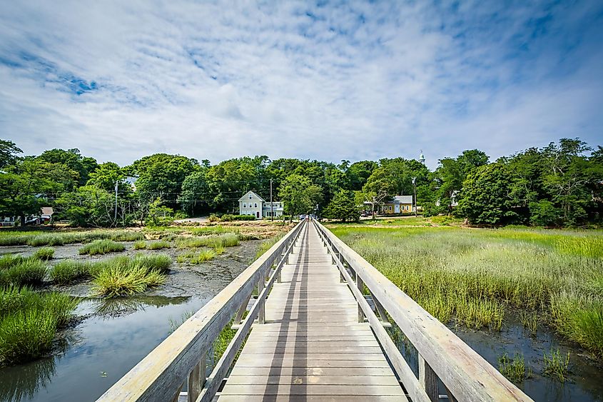 Uncle Tim's Bridge, in Wellfleet, Cape Cod, Massachusetts