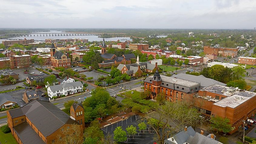 The historic city of New Bern, North Carolina.