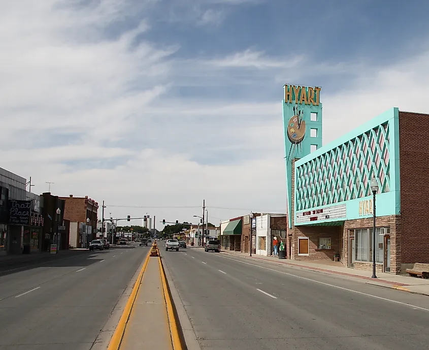 Main street Lovell WY