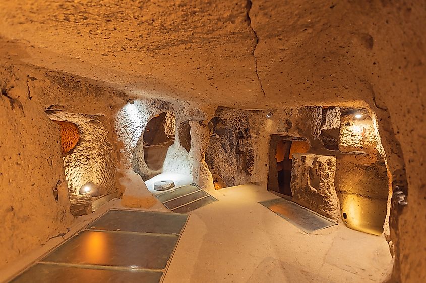 Underground tunnels at Derinkuyu