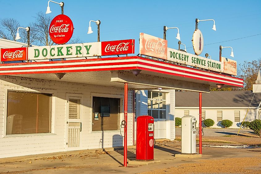 Cleveland, Mississippi, where Delta blues music was born.