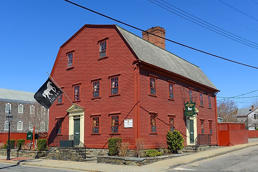 The White Horse Tavern on Marlborough Street in Newport, Rhode Island. Editorial credit: Wangkun Jia / Shutterstock.com
