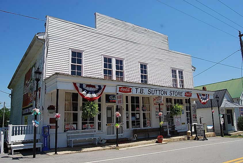T. B. Sutton General Store in Granville, Tennessee.