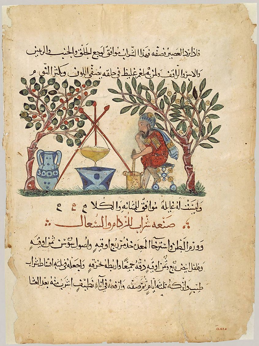 13th-century Arabic translation of De Materia Medica.