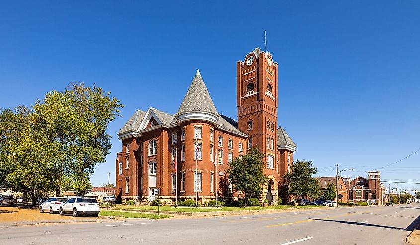The Historic Jackson County Courthouse, Newport, Arkansas.