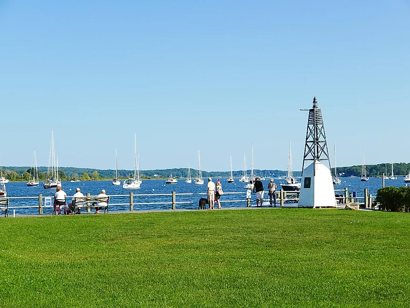 Essex, Connecticut, waterfront.