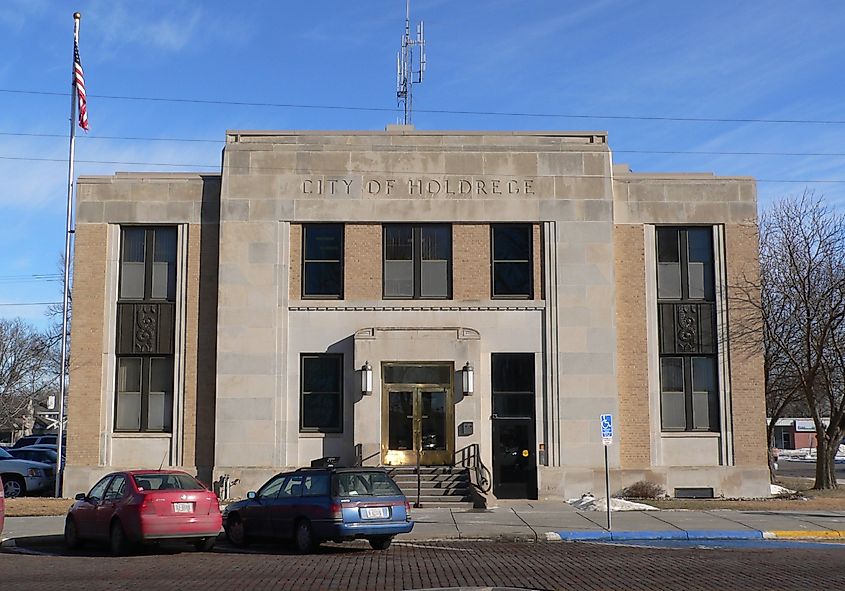 Holdrege City Hall in Holdrege, Nebraska.