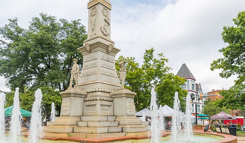 Easton Landmark building, a small town in Pennsylvania