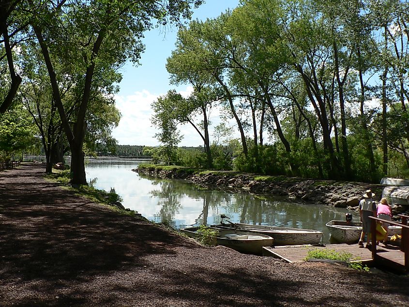 Lakeside view in Pinetop, Arizona