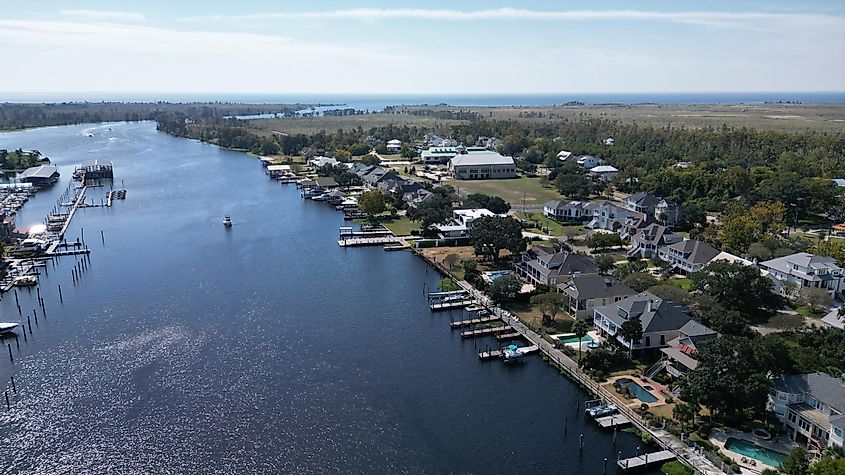 Tchefuncte River in Madisonville, Louisiana