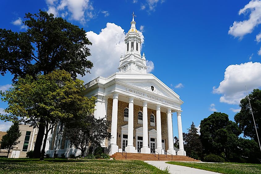 Lawrence memorial chapel in appleton, wisconsin 