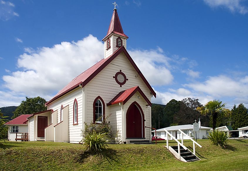 Church in Murchison, New Zealand.