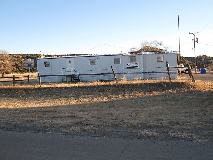 Kenton, Oklahoma, post office. 