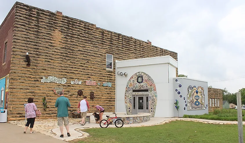Bowl Plaza, Lucas, Kansas. Image credit Robert D Brozek via Shutterstock