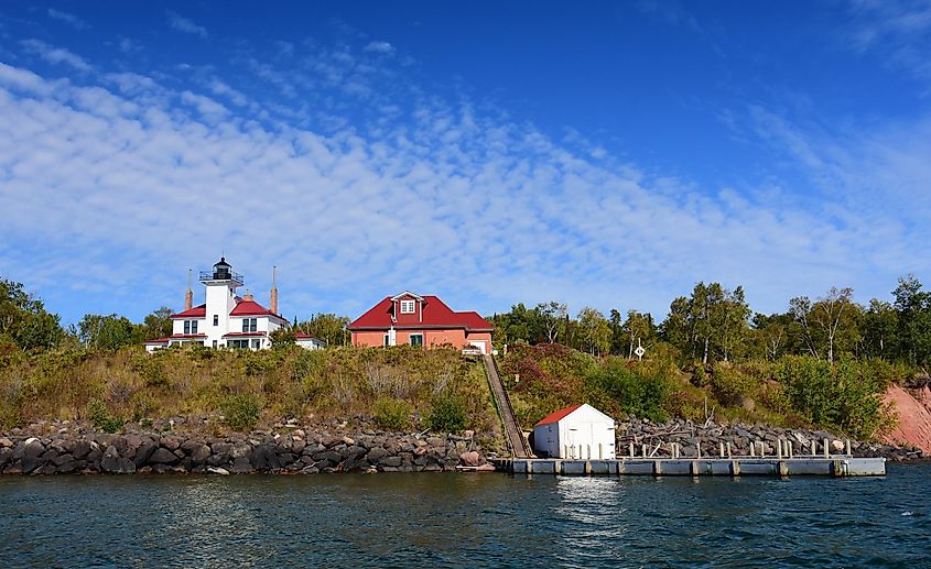 The Wooden Raspberry Island light station