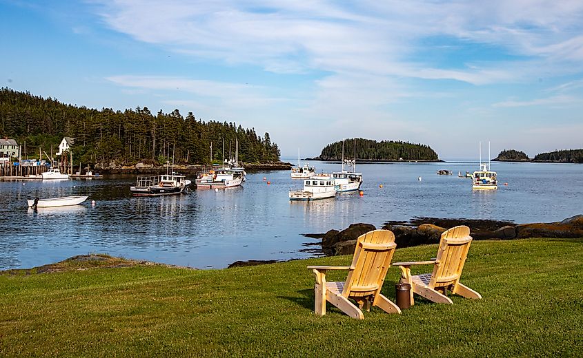 Machias Island in Maine USA