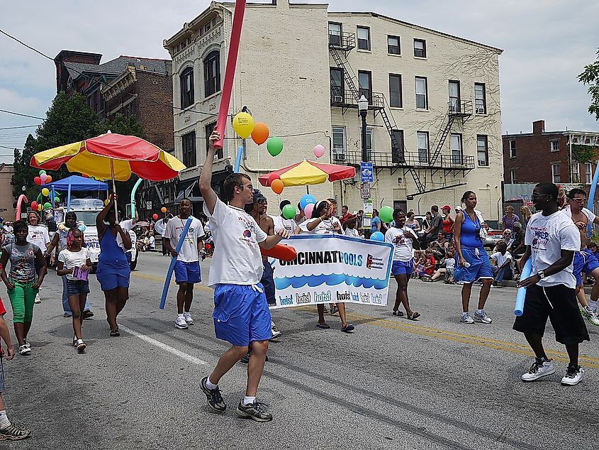 Northside Fourth of July Parade 2011 in Cincinnati, Ohio.