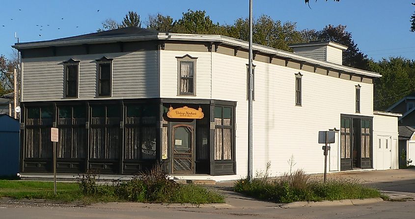 Vintage Merchant General Store in Weston, Nebraska.
