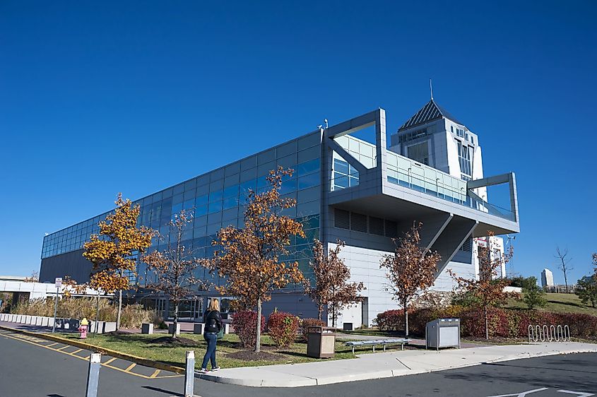 Liberty Science Center and Omni Theater in Liberty Park, Jersey City, New Jersey