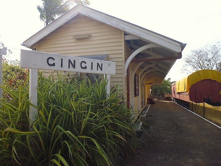 Gin Gin Railway Station - Gin Gin Historical Village