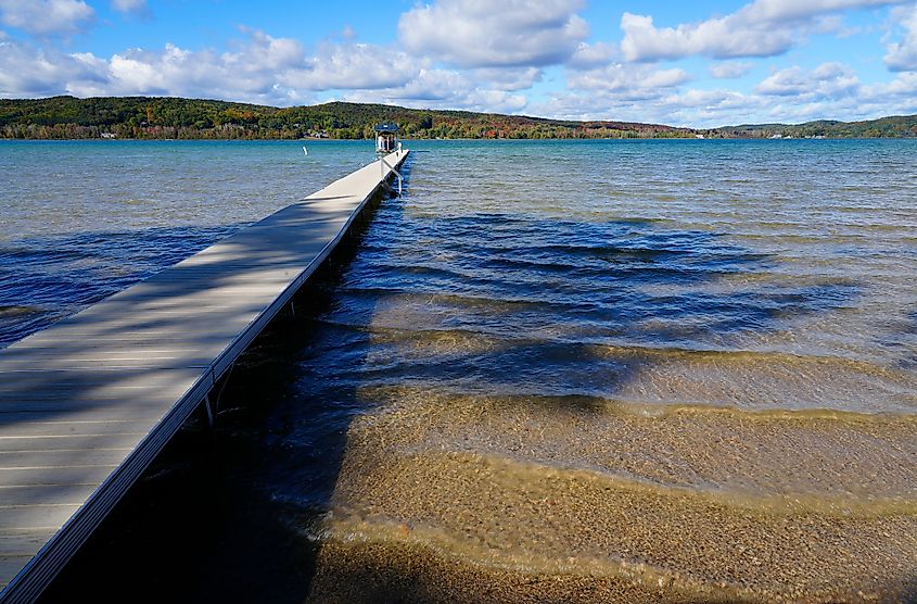 Views of Deer lake, Michigan.