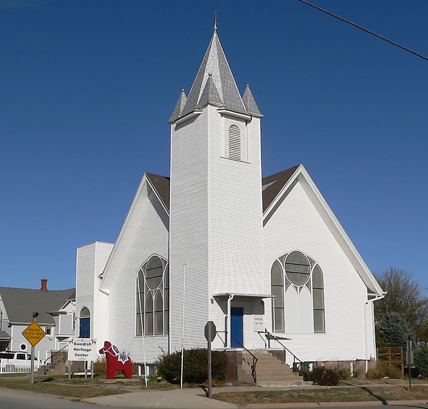 Swedish Heritage Center, occupying former Swedish Covenant Church in Oakland.