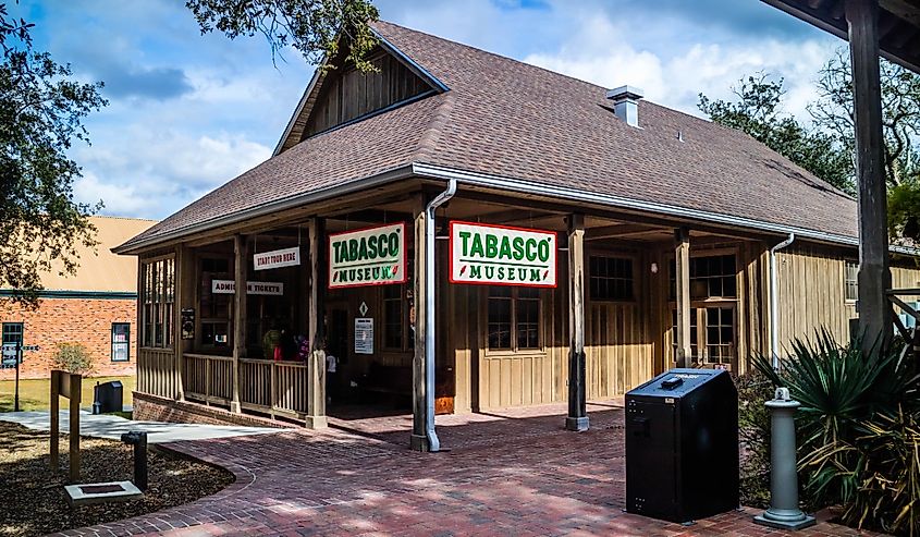 The publicly open Tabasco Museum, Avery Island, Louisiana
