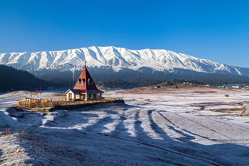 Maharani Temple in Gulmarg, India