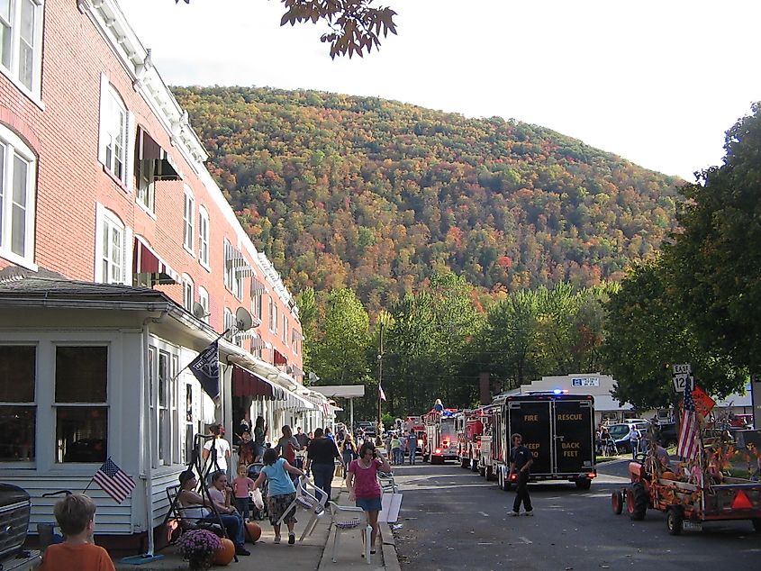 Flaming Foliage Festival in Renovo, Pennsylvania.