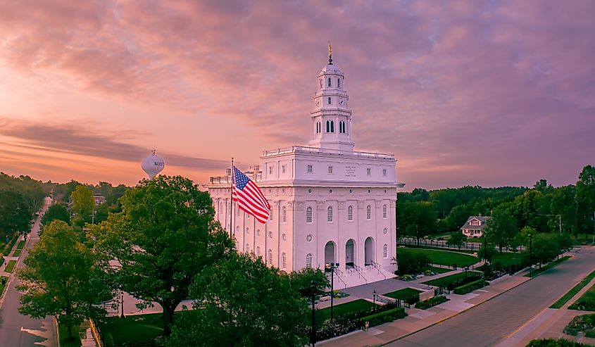 A beautiful morning in Nauvoo, Illinois.