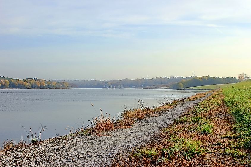 Glenn Cunningham Lake in Omaha, Nebraska.