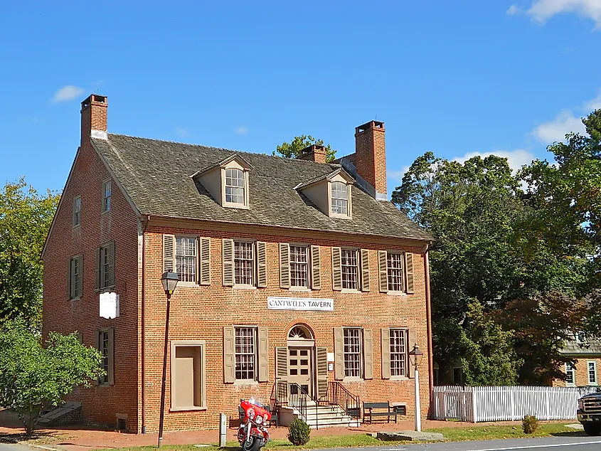 Cantwell's Tavern in Odessa, Delaware.