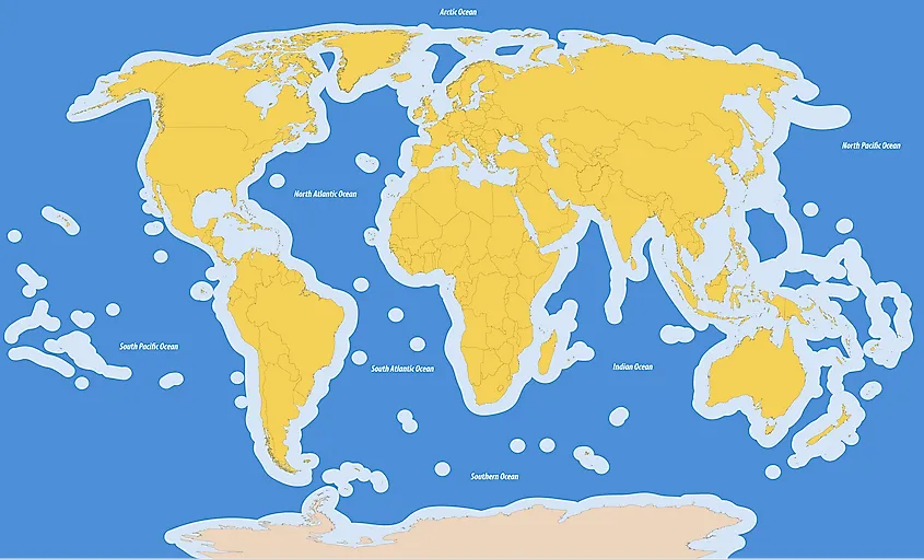 What Are Continental Shelves Worldatlas